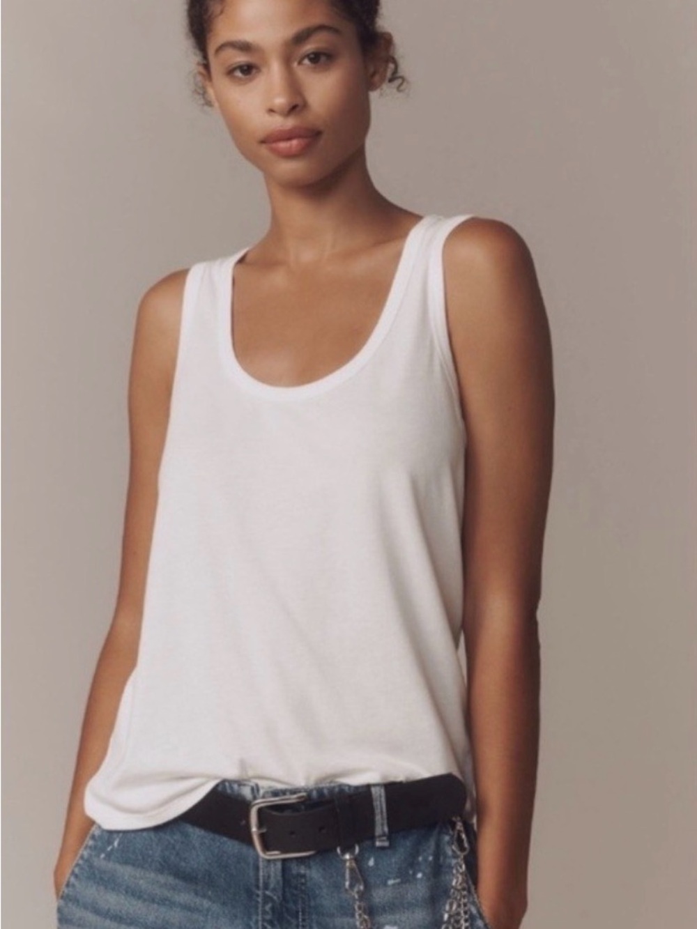 Theory Easy Tank in White